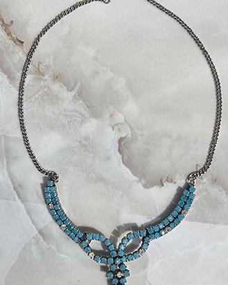 Collana Vintage Blu Reale
