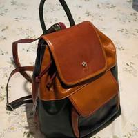 Zaino Borsa Valentina in Vera Pelle multicolor