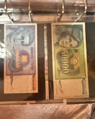 Carta moneta da collezione numismatica