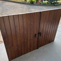 BALCONE SCURO IN PVC APERTURA PADOVANA