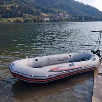Gommone intex mariner 4 con motore 62 lb