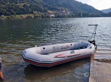 Gommone intex mariner 4 con motore 62 lb