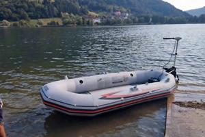 Gommone intex mariner 4 con motore 62 lb