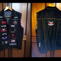 GILET NERO ROCK