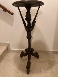 Tavolino piedistallo antico Gueridon