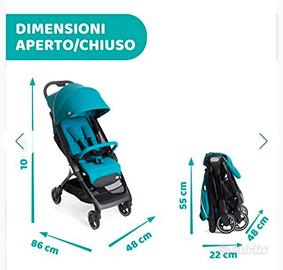 Passeggino Chicco We color Turchese