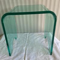 Sgabello in plexiglass Verde Trasparente