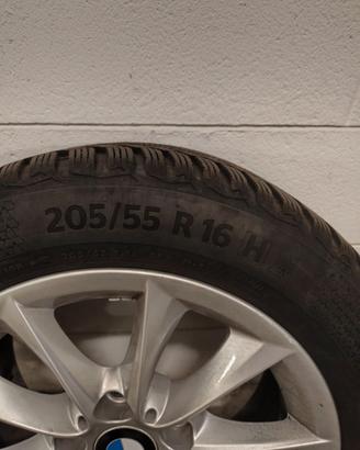 Gomme invernali Continental+cerchi BMW originali