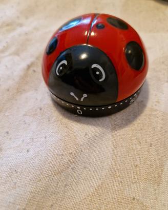 Timer da cucina a forma di coccinella