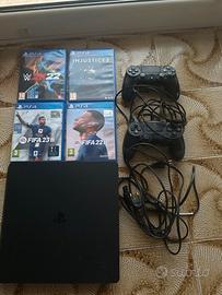 Playstation 4 più giochi e joystick