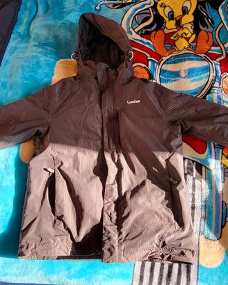 Giacca snowboard decathlon taglia S grigia