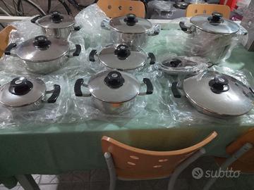 Batteria Pentole IMCO NUOVA - 8 Pezzi Fuoco / gas