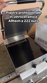 Piastra elettrica professionale in vetroceramica