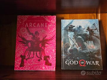 Bundle Artbook: The Art of God of War + Arcane LOL