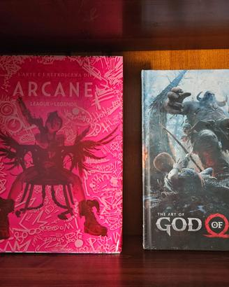 Bundle Artbook: The Art of God of War + Arcane LOL