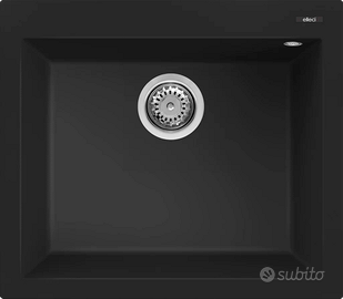 Lavello ELLECI QUADRA105 - KERATEK K86 BLACK NUOVO