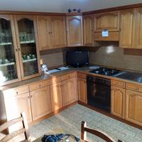 Cucina in legno di castagno+ elettrodomestici