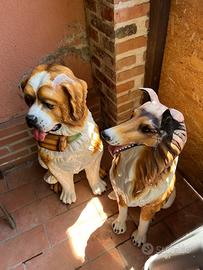Statue di cani