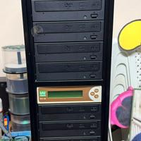 Duplicatore di dischi multipli DVD/CD