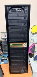 Duplicatore di dischi multipli DVD/CD