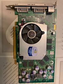 Scheda video NVIDIA quadro FX1400 P260 + VGA + DVI