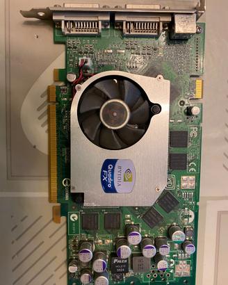 Scheda video NVIDIA quadro FX1400 P260 + VGA + DVI