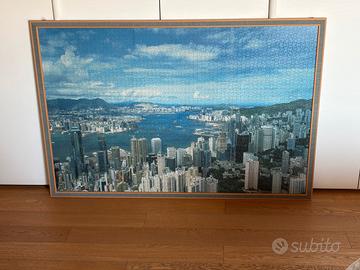 Quadro puzzle skyline Hong Kong 3000 pz.