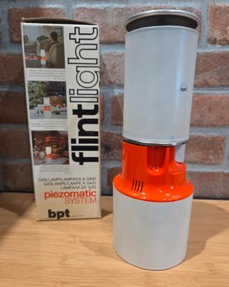Lampada a gas vintage BPT Flintlight Piezomatic 