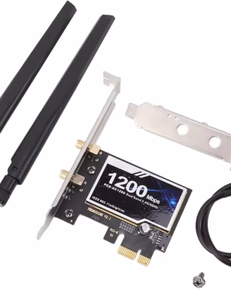 Scheda di rete wireless PCI E Dual Band 1200mbps