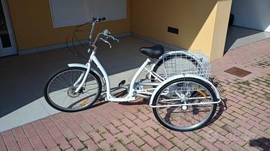 Triciclo per anziani – Nuovo, 6 marce, ruote da 26