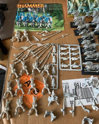 Warhammer Alti elfi – Dragon Princes elmi argento