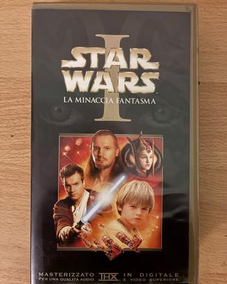 Cassetta VHS "Start Wars I: La Minaccia Fantasma"