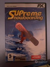 Gioco per pc supreme snowboarding fx