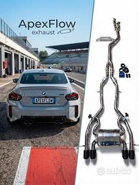 Scarico BMW M2 g87 cat-back centrale apexflow 