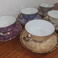 Tazze colorate in madreperla