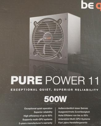 PSU pure Power 11 500 W- be quiet!