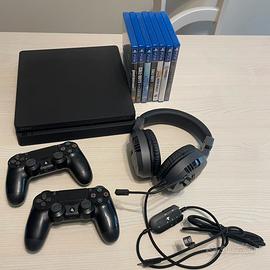 Console PlayStation 4 kit giochi cuffie joystick