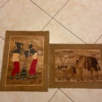 Quadri etnici d’arte in lamell