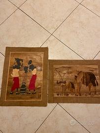 Quadri etnici d’arte in lamell