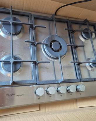 Piano cottura a gas Whirpool + Cappa aspirazione