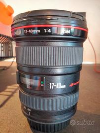 obiettivo CANON EF 17-40MM F/4 L USM
