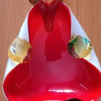 clown posacenere in murano