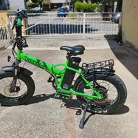 Fat bike Techbike Shuttle 20 750W pieghevole bici