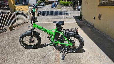 Fat bike Techbike Shuttle 20 750W pieghevole bici