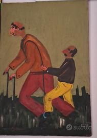 quadro pittore Edy Branzanti pittura folk art