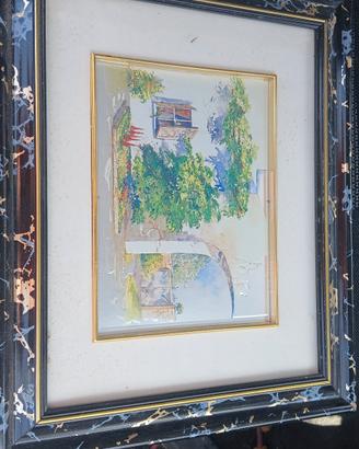 quadro decorativo con una cornice elegan