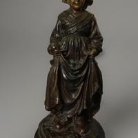 Scultura  antica Louis Chalon  1862-1915 Parigi