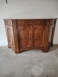 credenza noce massiccio