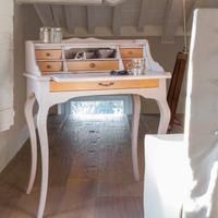 Mobile scrittoio consolle in legno classico shabby