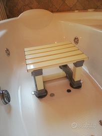 sgabello antiscivolo per vasca o doccia Mediland